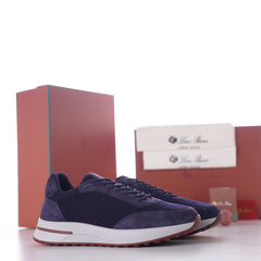 Men's Newport Walk Sneakers – Suede & Technical Fabric Low Top