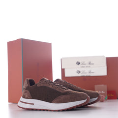 Men's Newport Walk Sneakers – Suede & Technical Fabric Low Top