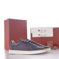 Men's Fast Walk Sneaker – Suede & Wind Fabric Low Top