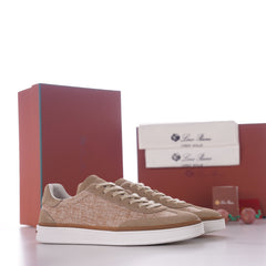 Men's Fast Walk Sneaker – Suede & Wind Fabric Low Top