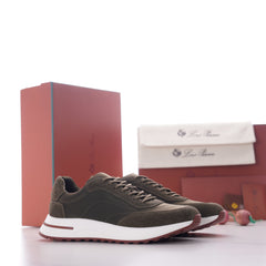 Men's Newport Walk Sneakers – Suede & Technical Fabric Low Top