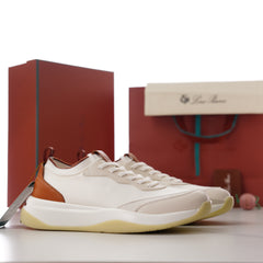 Loro Piana Modular Walk Sneakers | Men Premium Knit‑Leather Low‑Top Casual Trainers