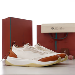 Loro Piana Modular Walk Sneakers | Men Premium Knit‑Leather Low‑Top Casual Trainers