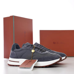 Loro Piana Week‑End Walk Mixed‑Media Sneakers