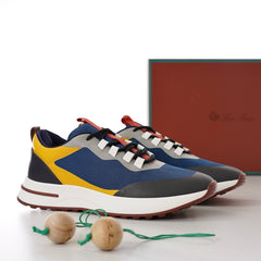 Loro Piana Modular Walk Multi‑Material Sneakers