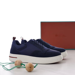 Loro Piana Newport Walk Suede Sneakers