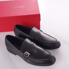 Ferragamo Gancini loafers | Men's premium genuine leather casual shoes for business and leisure loafers