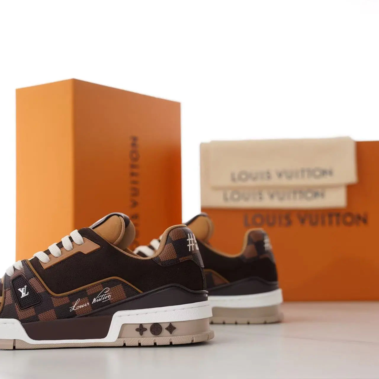 LV Trainer Sneaker – Premium Designer Streetwear Sneakers - Ably Luxury shop
