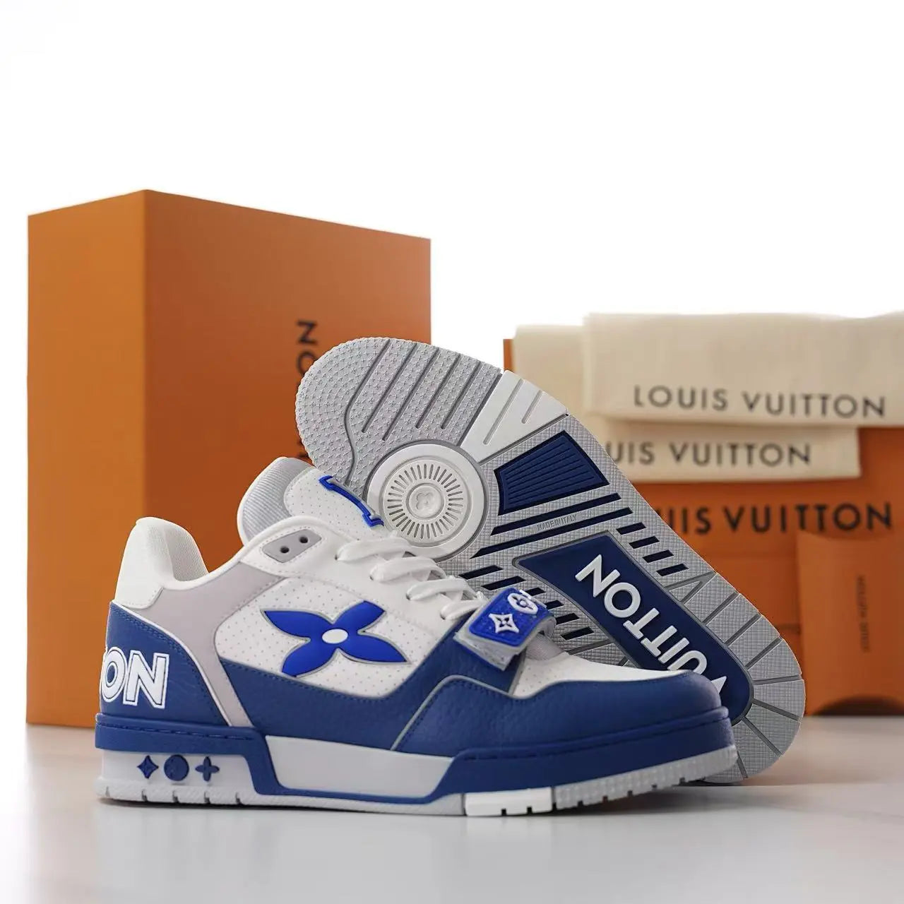 LV Trainer Sneaker – Luxury Street Style & Premium Comfort - Ably Luxury shop