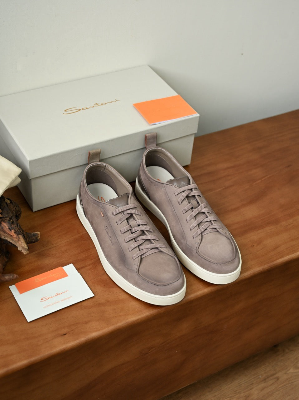 Men’s Premium Leather-Style Casual Sneakers – Classic Lace-Up Low-Top Everyday Shoes