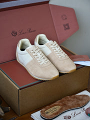 Vintage Retro Low Top Sneakers – Casual Lightweight Lace-Up Shoes for Everyday Wear