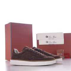 Men's Fast Walk Sneaker – Suede & Wind Fabric Low Top