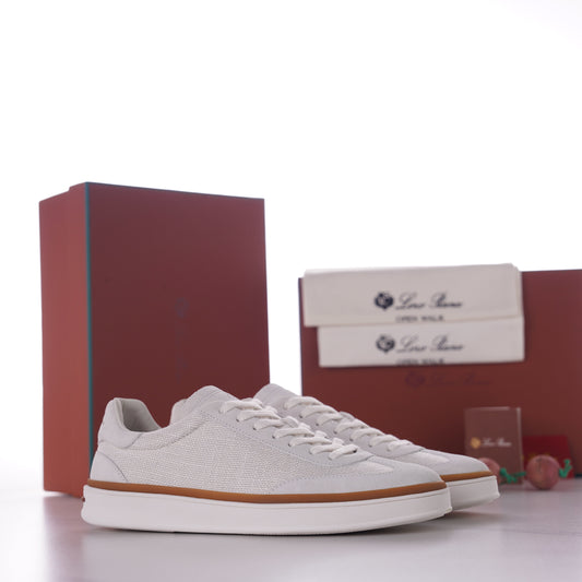 Men's Fast Walk Sneaker – Suede & Wind Fabric Low Top