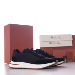 Men's Newport Walk Sneakers – Suede & Technical Fabric Low Top
