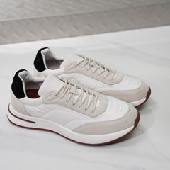 Loro Piana Week‑End Walk Mixed‑Media Sneakers
