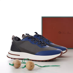 Loro Piana Modular Walk Multi‑Material Sneakers