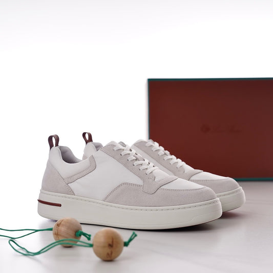 Loro Piana Newport Walk Suede Sneakers