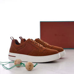 Loro Piana Newport Walk Suede Sneakers
