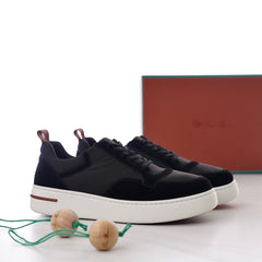 Loro Piana Newport Walk Suede Sneakers
