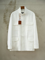 Loro Piana Traveller Linen Field Jacket