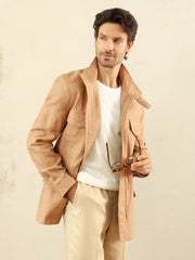 Loro Piana Traveller Linen Field Jacket
