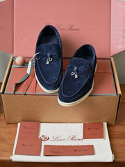 Loro Piana Summer Walk Woven Loafers
