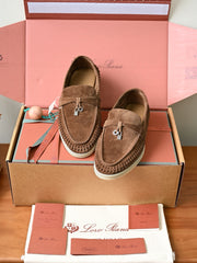 Loro Piana Summer Walk Woven Loafers