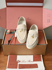 Loro Piana Summer Walk Woven Loafers