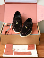 Loro Piana Summer Walk Woven Loafers