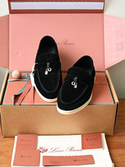 Loro Piana Summer Walk Woven Loafers