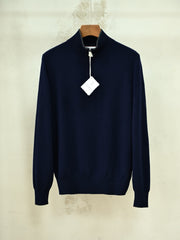 Brunello Cucinelli Men's Quarter-Zip Cashmere Sweater