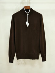 Brunello Cucinelli Men's Quarter-Zip Cashmere Sweater