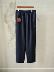 Men's 100% Linen Cropped Trousers Elastic Waist Straight‑Leg Breathable Lightweight Multi‑Color Summer Casual Pants