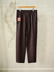 Men's 100% Linen Cropped Trousers Elastic Waist Straight‑Leg Breathable Lightweight Multi‑Color Summer Casual Pants