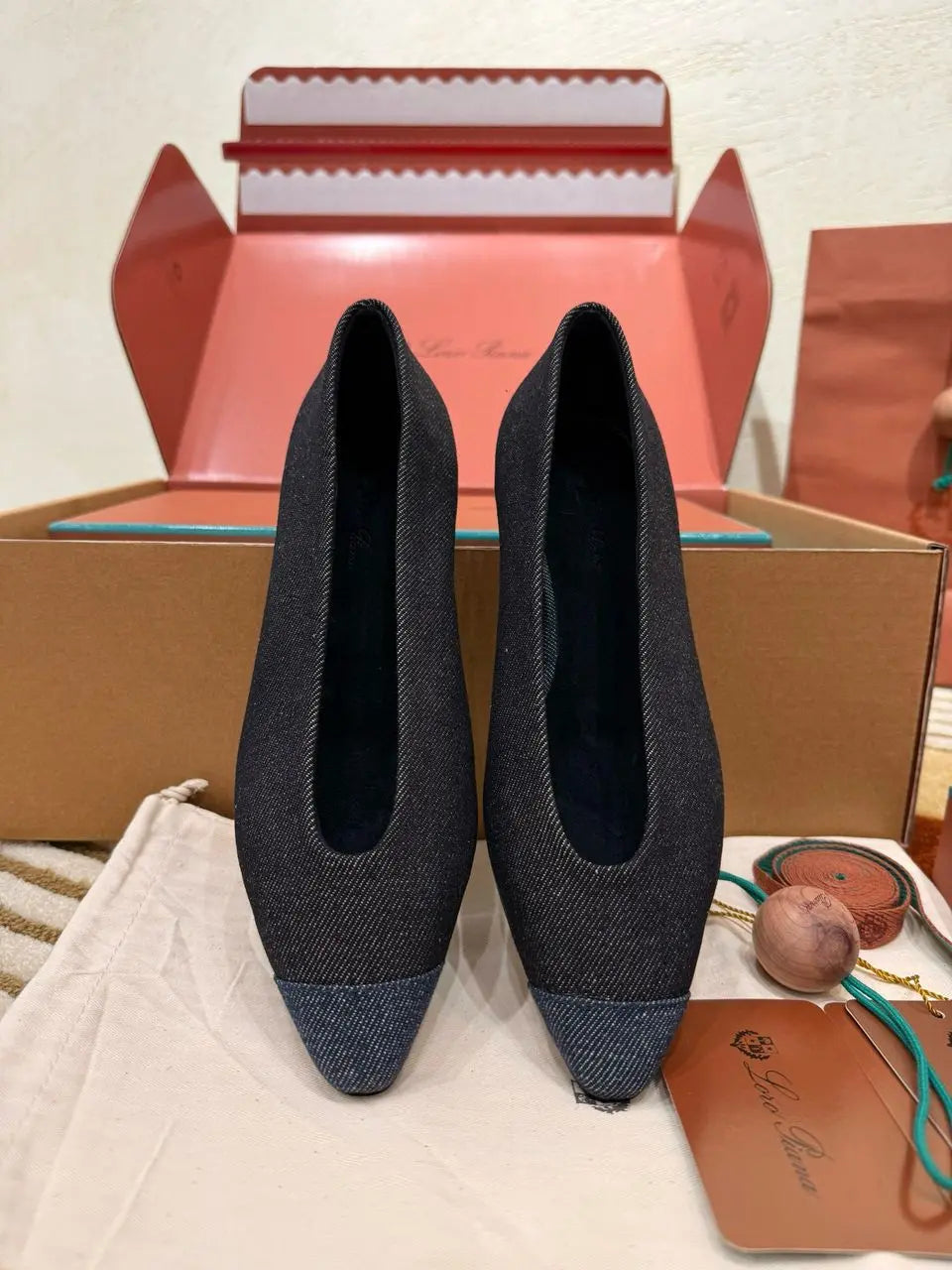 Rebecca Cap Toe Ballet Flat - Ably Luxury shop